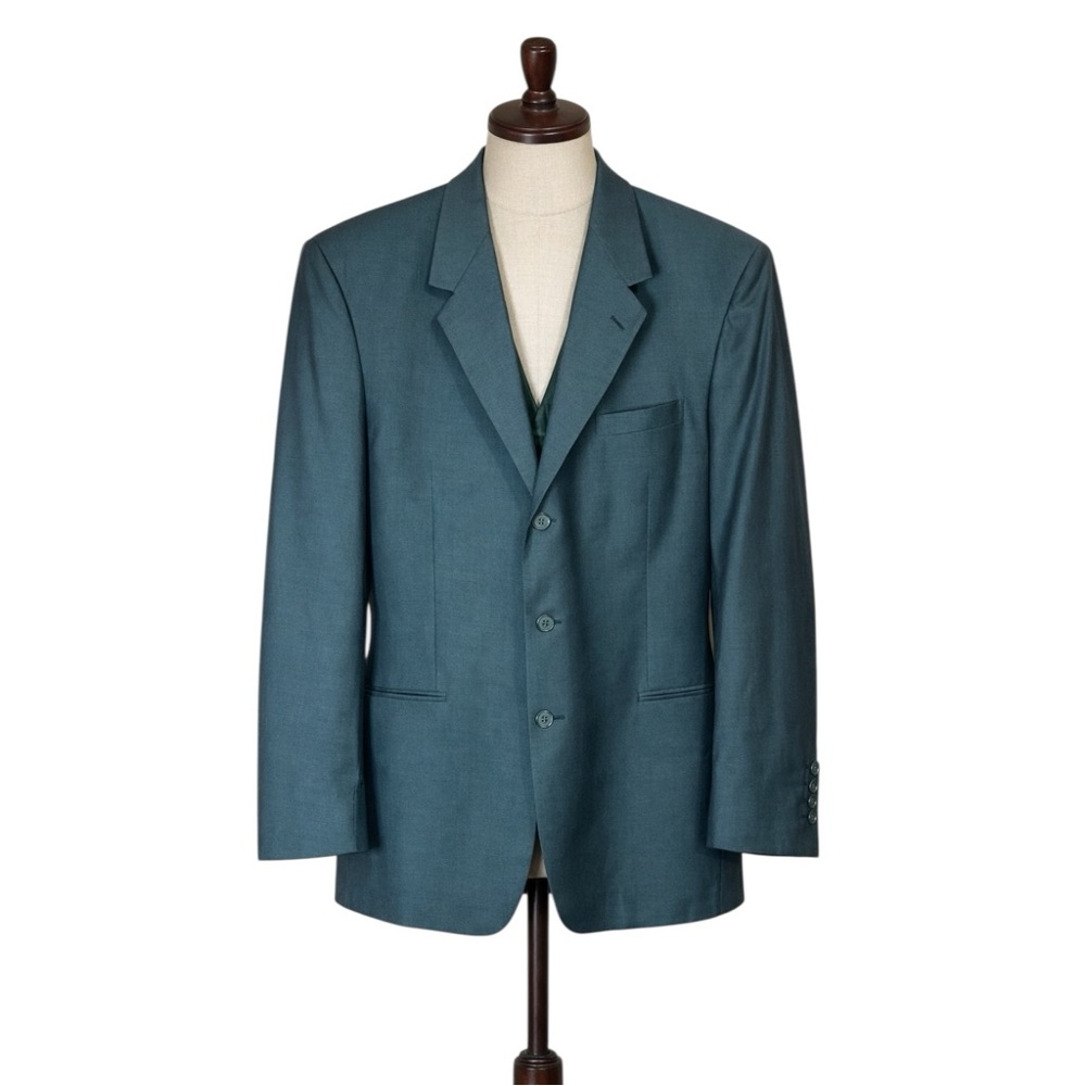 Elegant Men's Teal Sport Coat